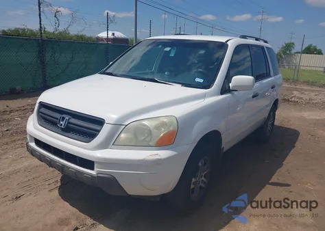 2003 Honda Pilot Ex-L from USA, damaged, VIN 2HKYF18613H511367